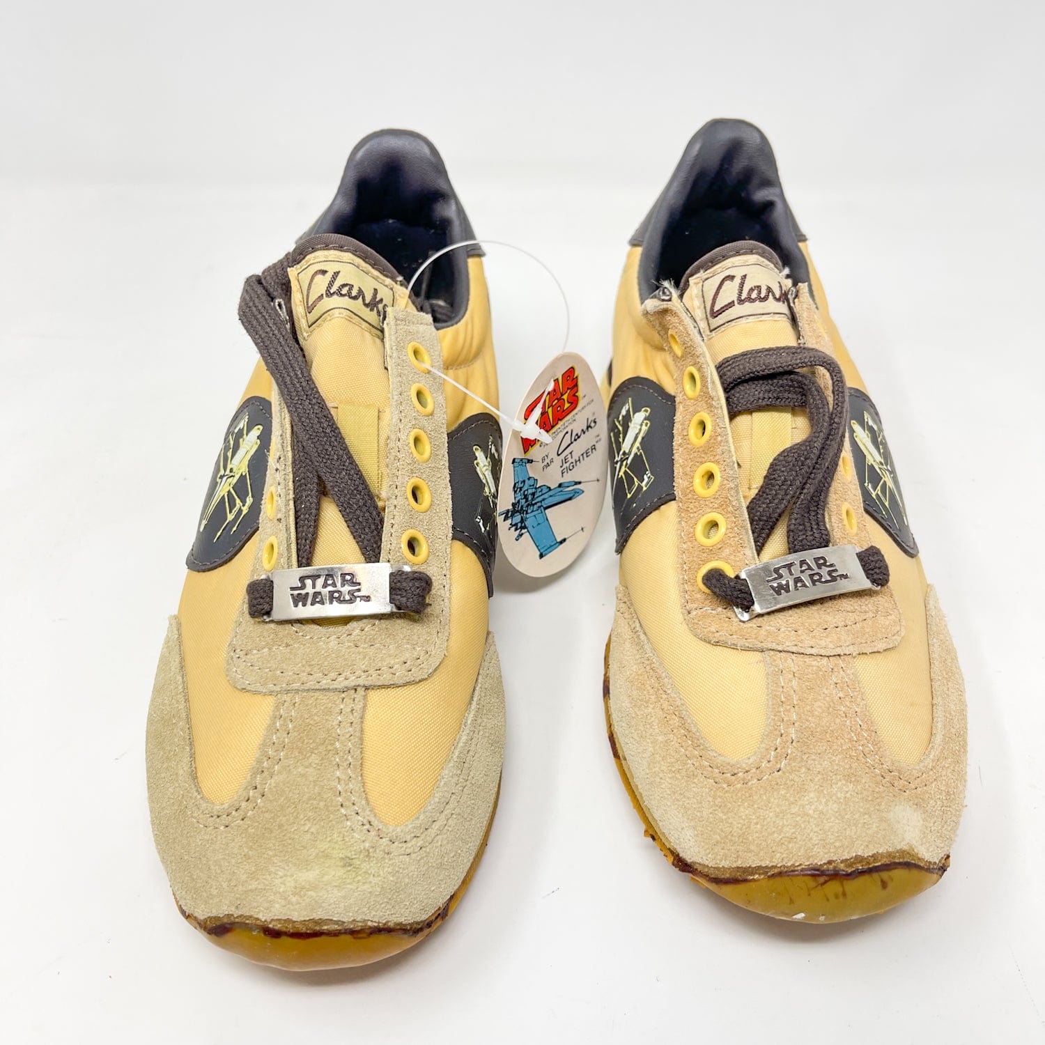 Vintage Clarks Star Wars Non-Toy Clarks X-Wing Shoes in Canadian Box w/ Tag