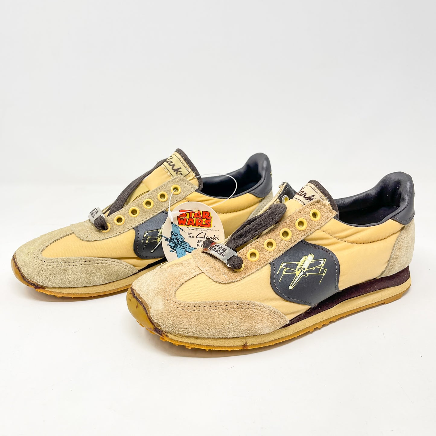 Vintage Clarks Star Wars Non-Toy Clarks X-Wing Shoes in Canadian Box w/ Tag