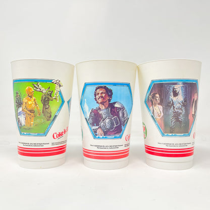 Vintage Coca-Cola Star Wars Non-Toy Canadian 7-11 ROTJ Cups - Set of 12 - Vintage (1983)