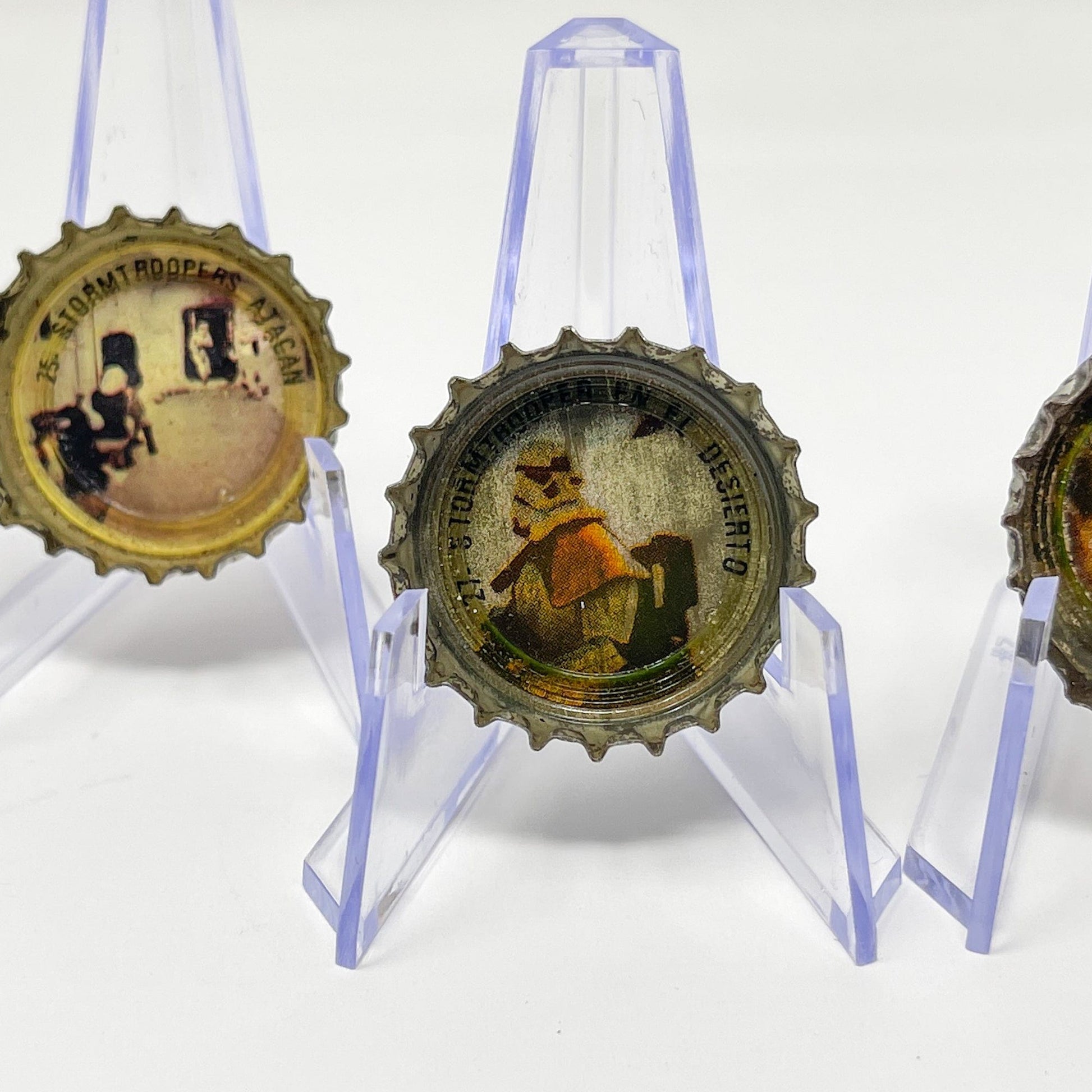 Vintage Coca-Cola Star Wars Non-Toy Coca-Cola Mexico Bottle Caps Lot of 4 (1977) - B