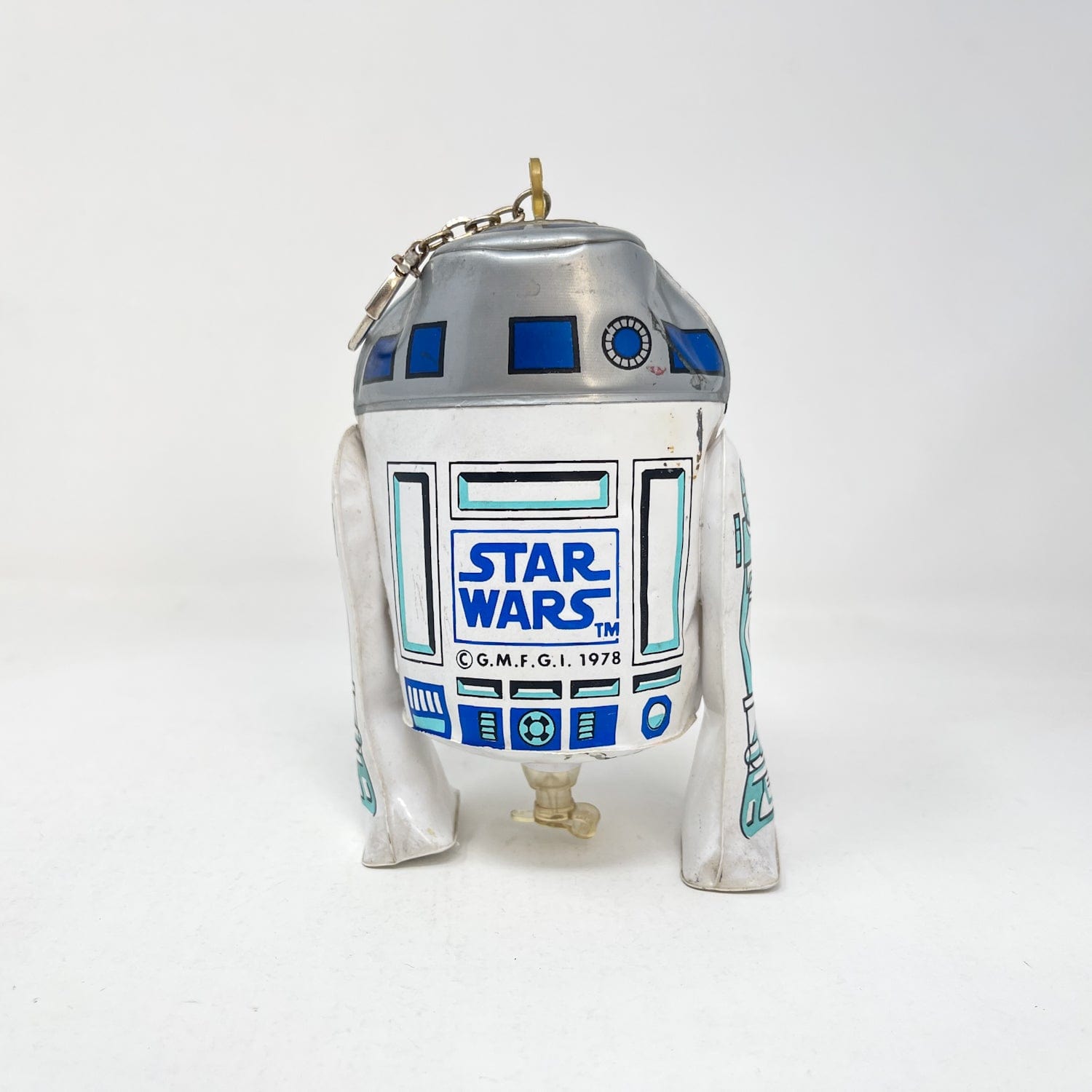 Vintage Coca-Cola Star Wars Non-Toy R2-D2 Inflatable Keychain - Japan 1978