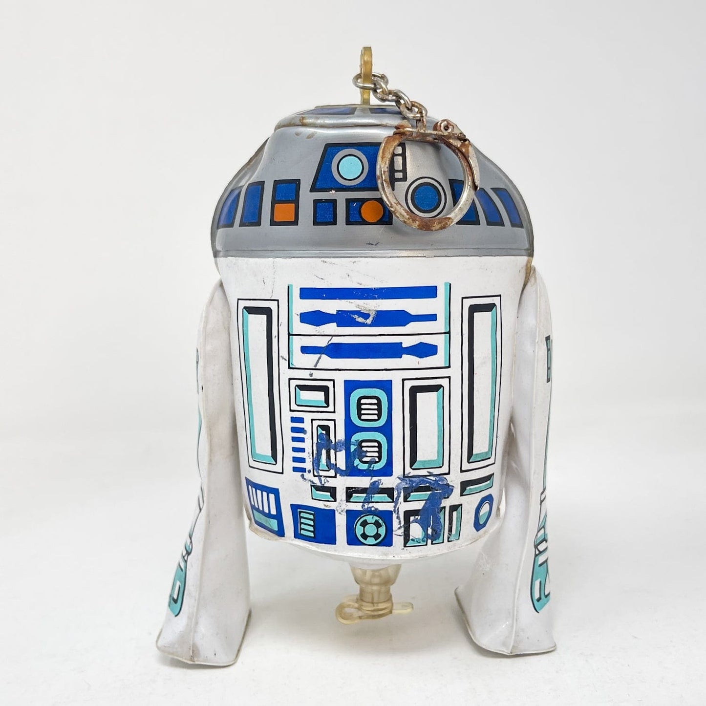 Vintage Coca-Cola Star Wars Non-Toy R2-D2 Inflatable Keychain - Japan 1978