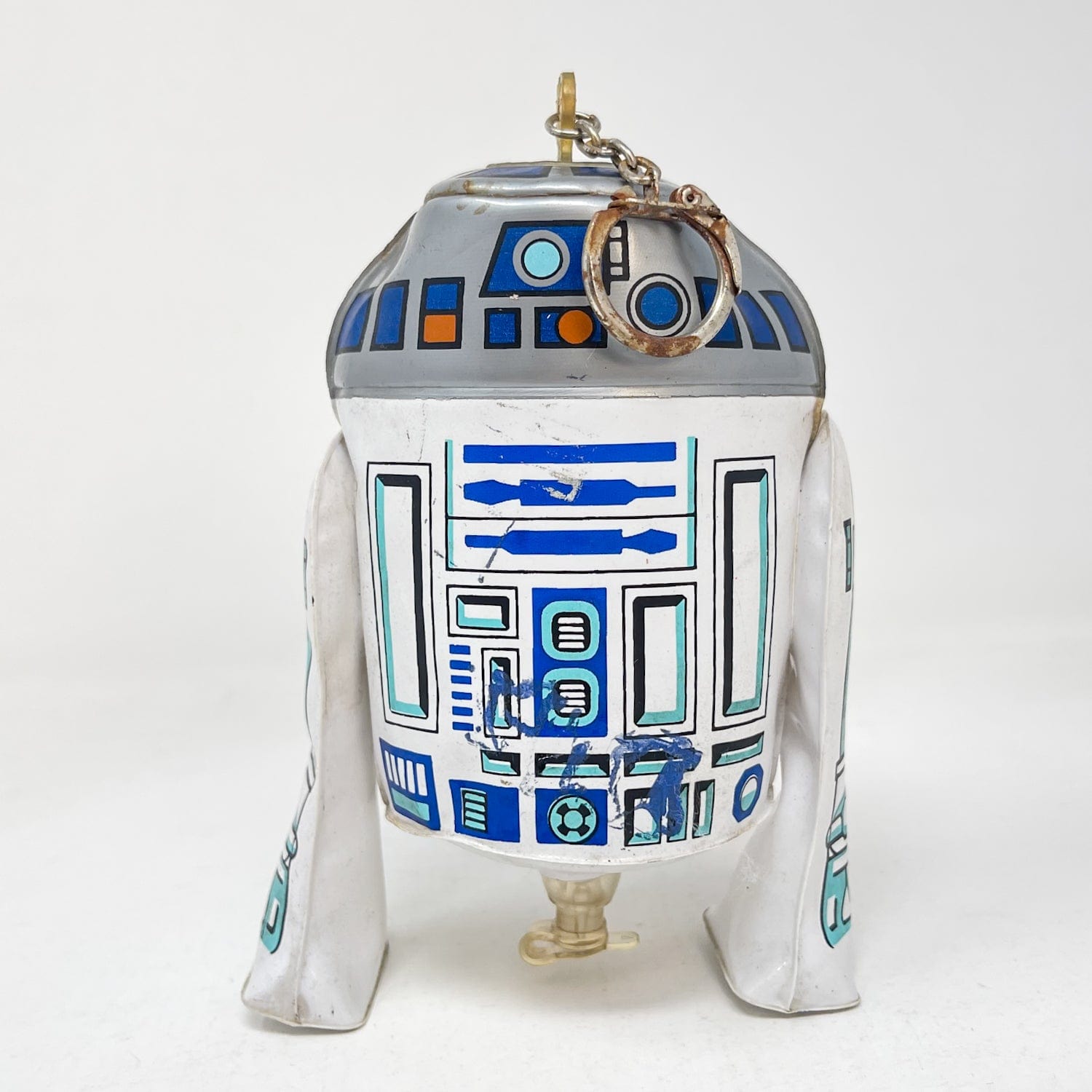 Vintage Coca-Cola Star Wars Non-Toy R2-D2 Inflatable Keychain - Japan 1978