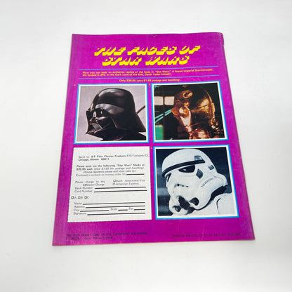 Vintage Cracked Star Wars Non-Toy Science Fantasy Star Wars Magazine (1977)