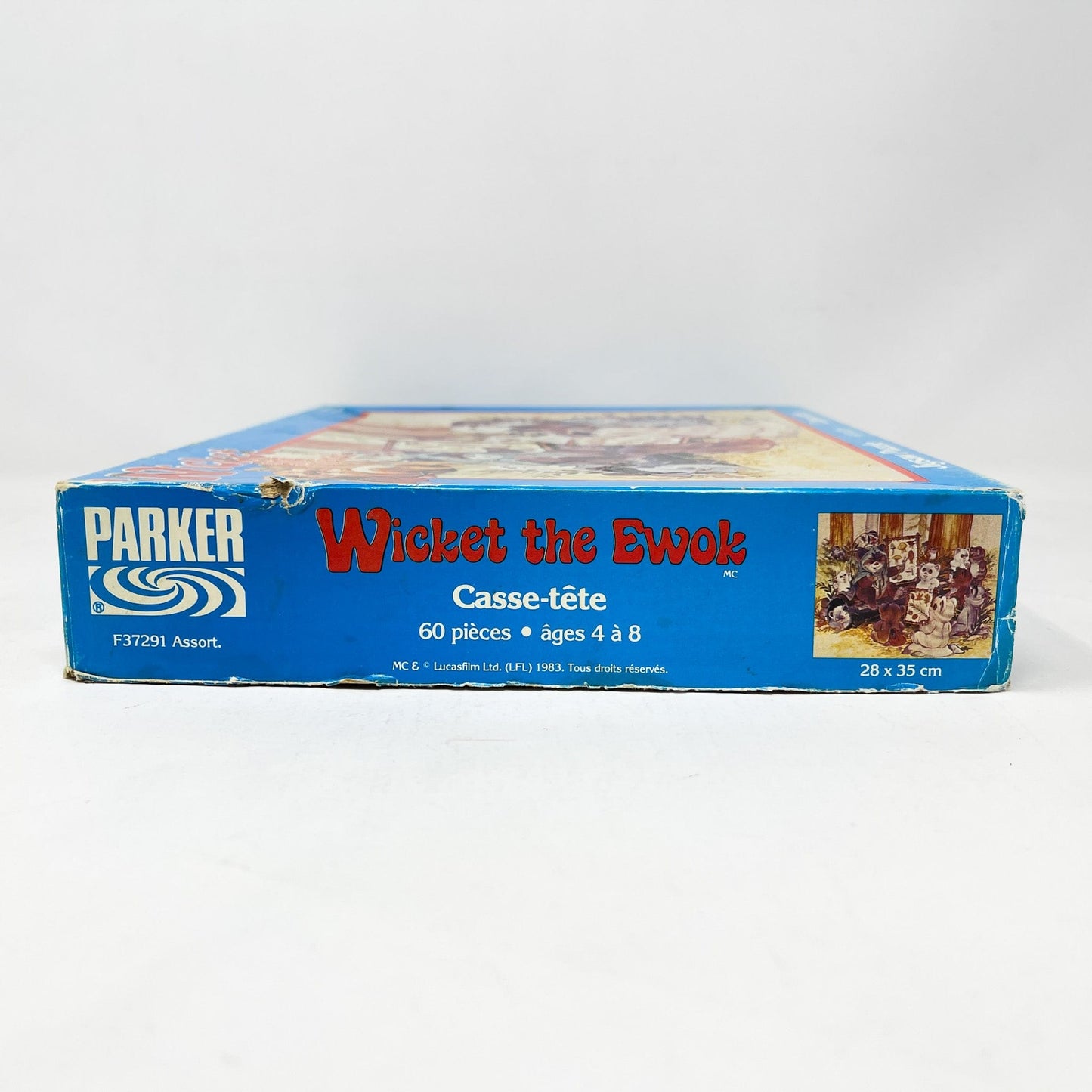 Vintage Craft Master Star Wars Non-Toy Wicket and Friends – Vintage Ewoks Cartoon Puzzle #2 (Canadian, Parker Bros)