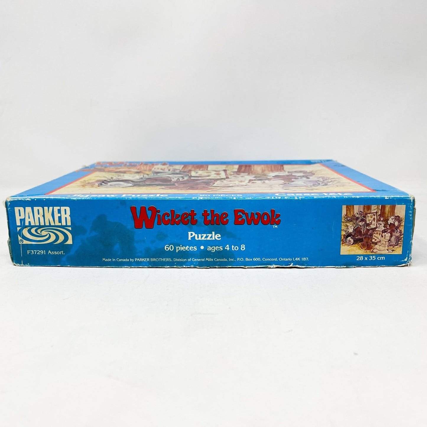 Vintage Craft Master Star Wars Non-Toy Wicket and Friends – Vintage Ewoks Cartoon Puzzle #2 (Canadian, Parker Bros)