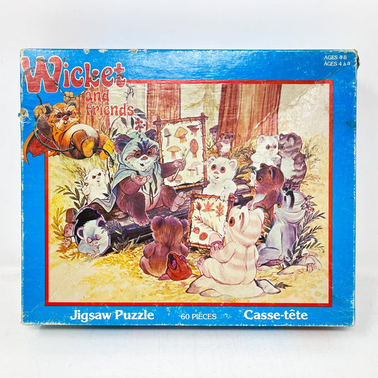 Vintage Craft Master Star Wars Non-Toy Wicket and Friends – Vintage Ewoks Cartoon Puzzle #2 (Canadian, Parker Bros)