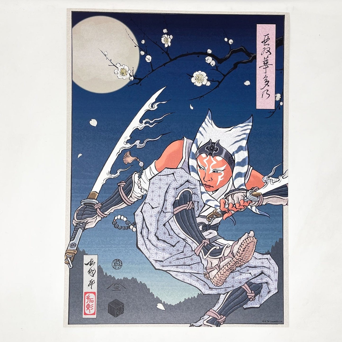 Vintage Disney Star Wars Ads Star Wars Celebration Japan 2025 Badge Art Poster - Ahsoka