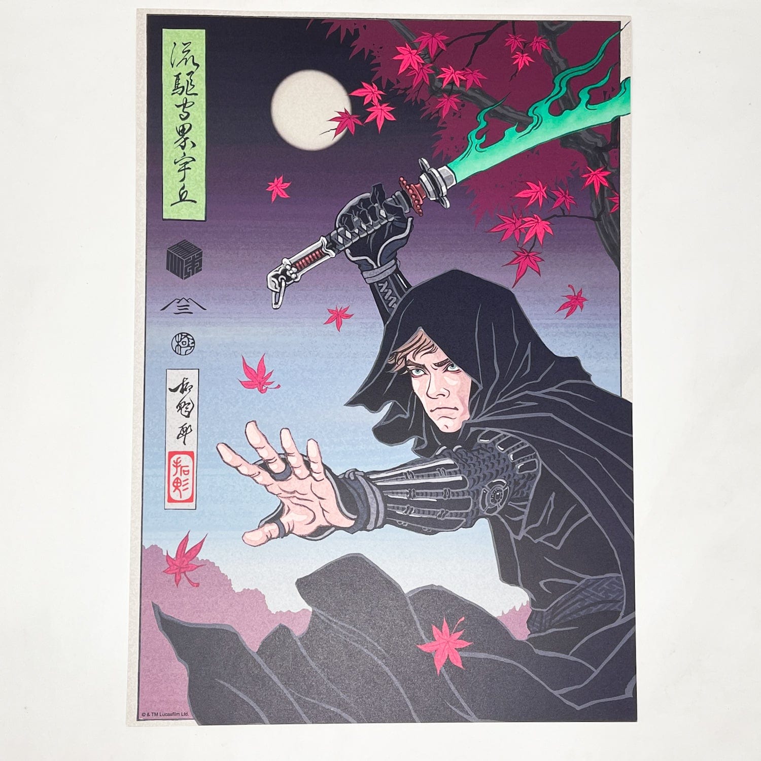 Vintage Disney Star Wars Ads Star Wars Celebration Japan 2025 Badge Art Poster - Luke Skywalker