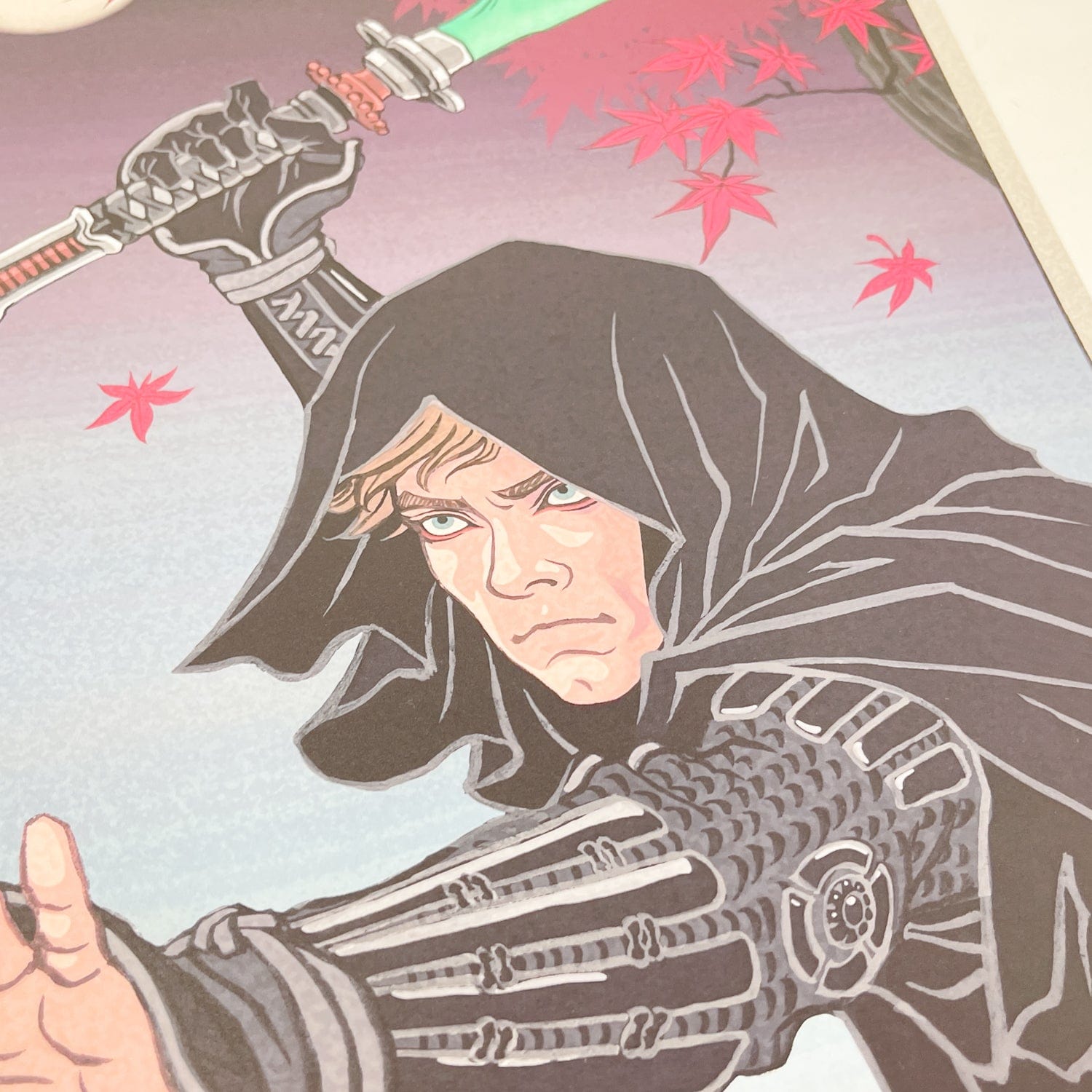 Vintage Disney Star Wars Ads Star Wars Celebration Japan 2025 Badge Art Poster - Luke Skywalker