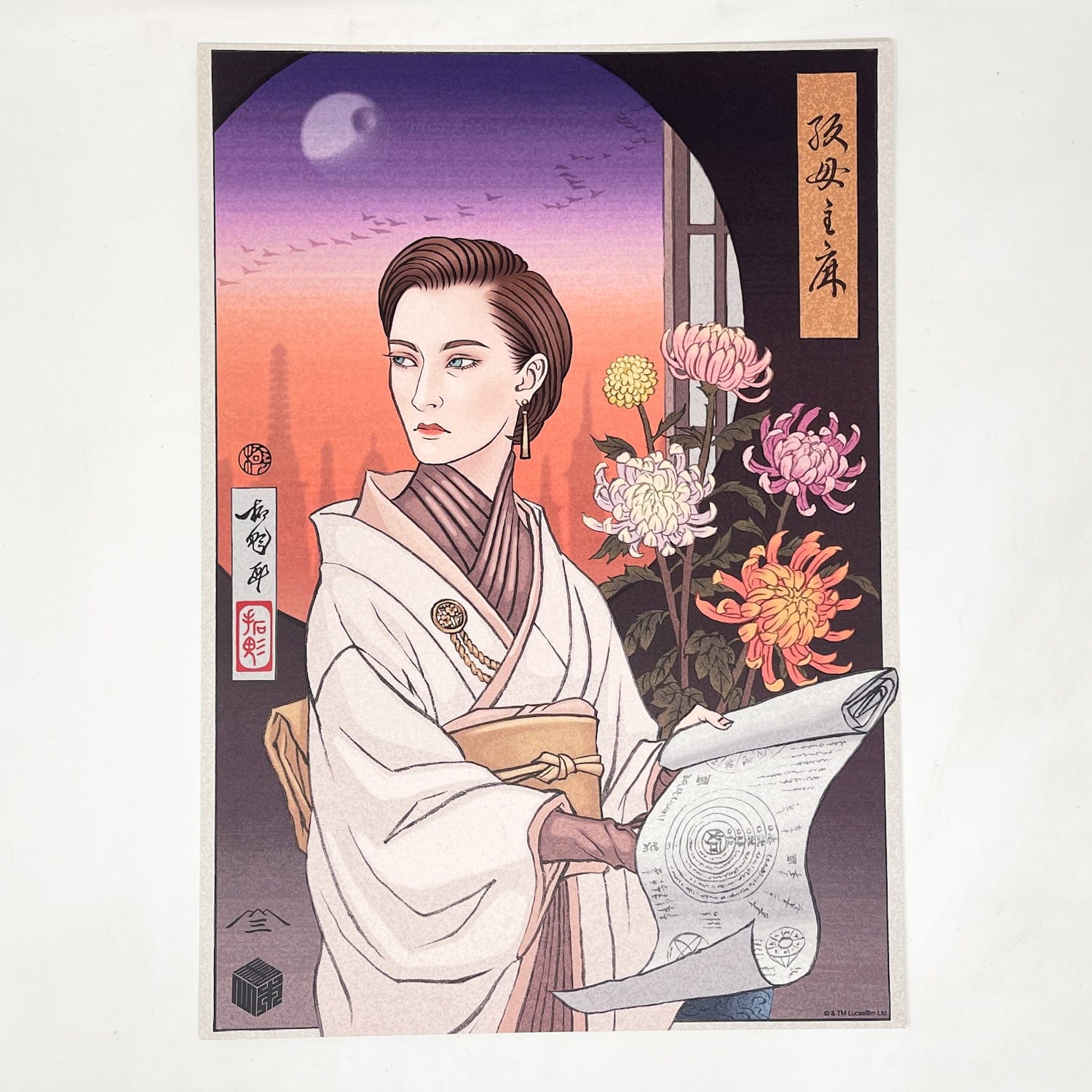 Vintage Disney Star Wars Ads Star Wars Celebration Japan 2025 Badge Art Poster - Mon Mothma