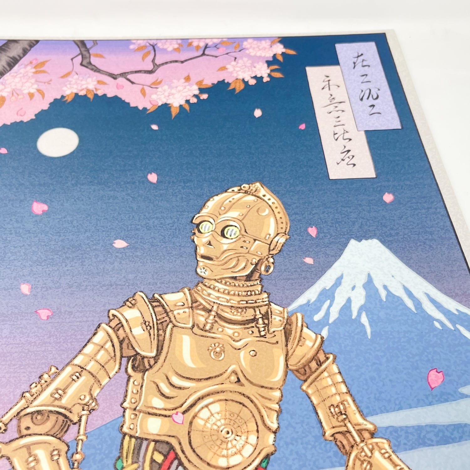 Vintage Disney Star Wars Ads Star Wars Celebration Japan 2025 Badge Art Poster - R2-D2 & C-3PO