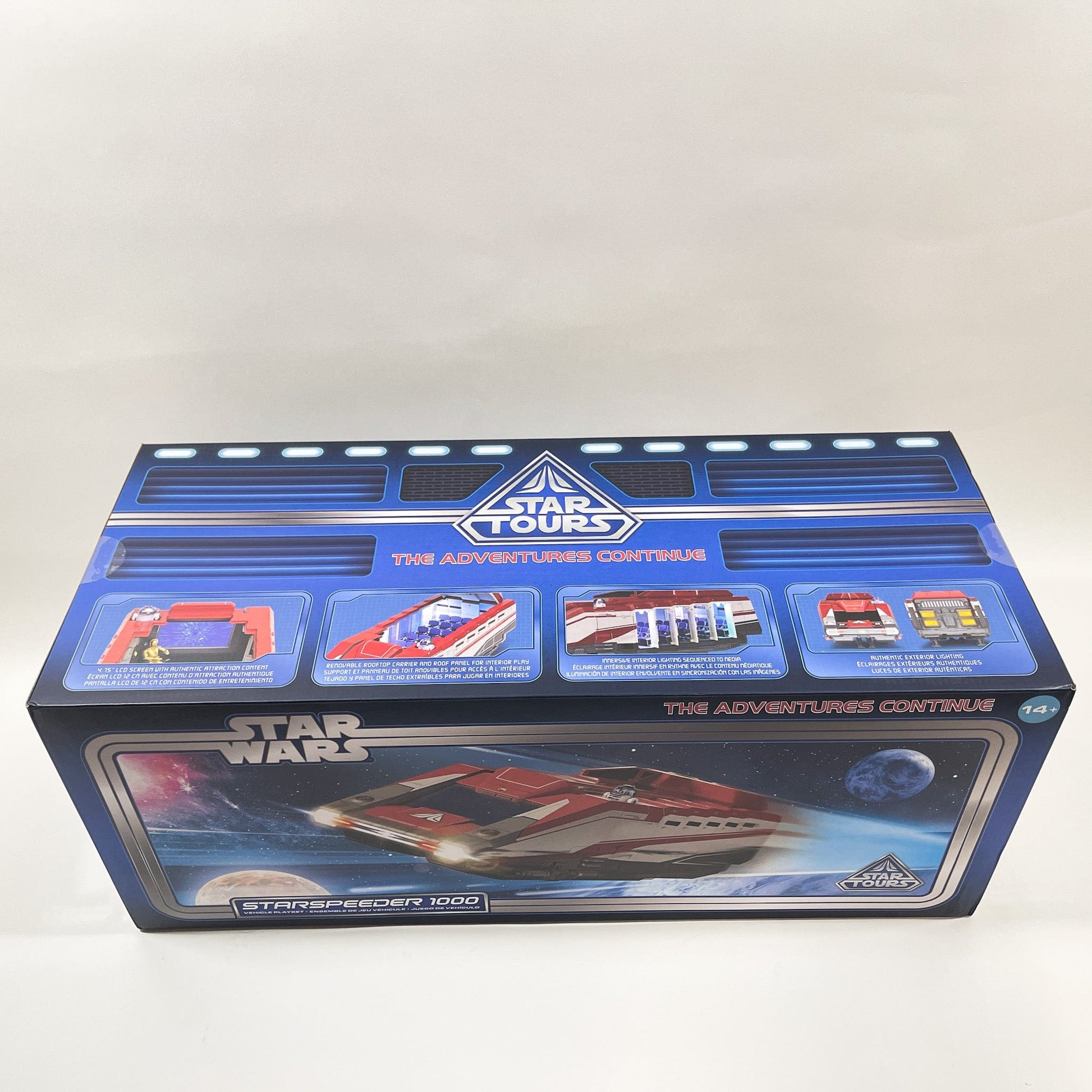 Vintage Disney Star Wars Mid Ships Starspeeder 1000 – Star Tours Vehicle Playset (Disney Parks Exclusive)