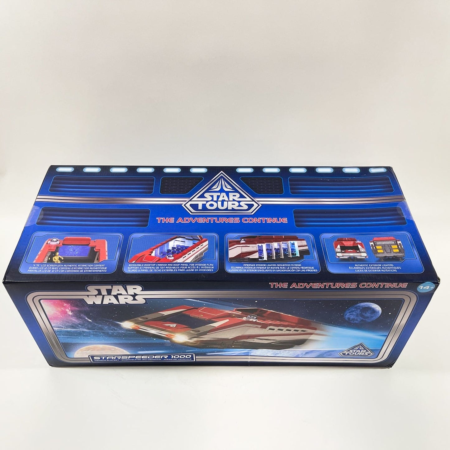 Vintage Disney Star Wars Mid Ships Starspeeder 1000 – Star Tours Vehicle Playset (Disney Parks Exclusive)