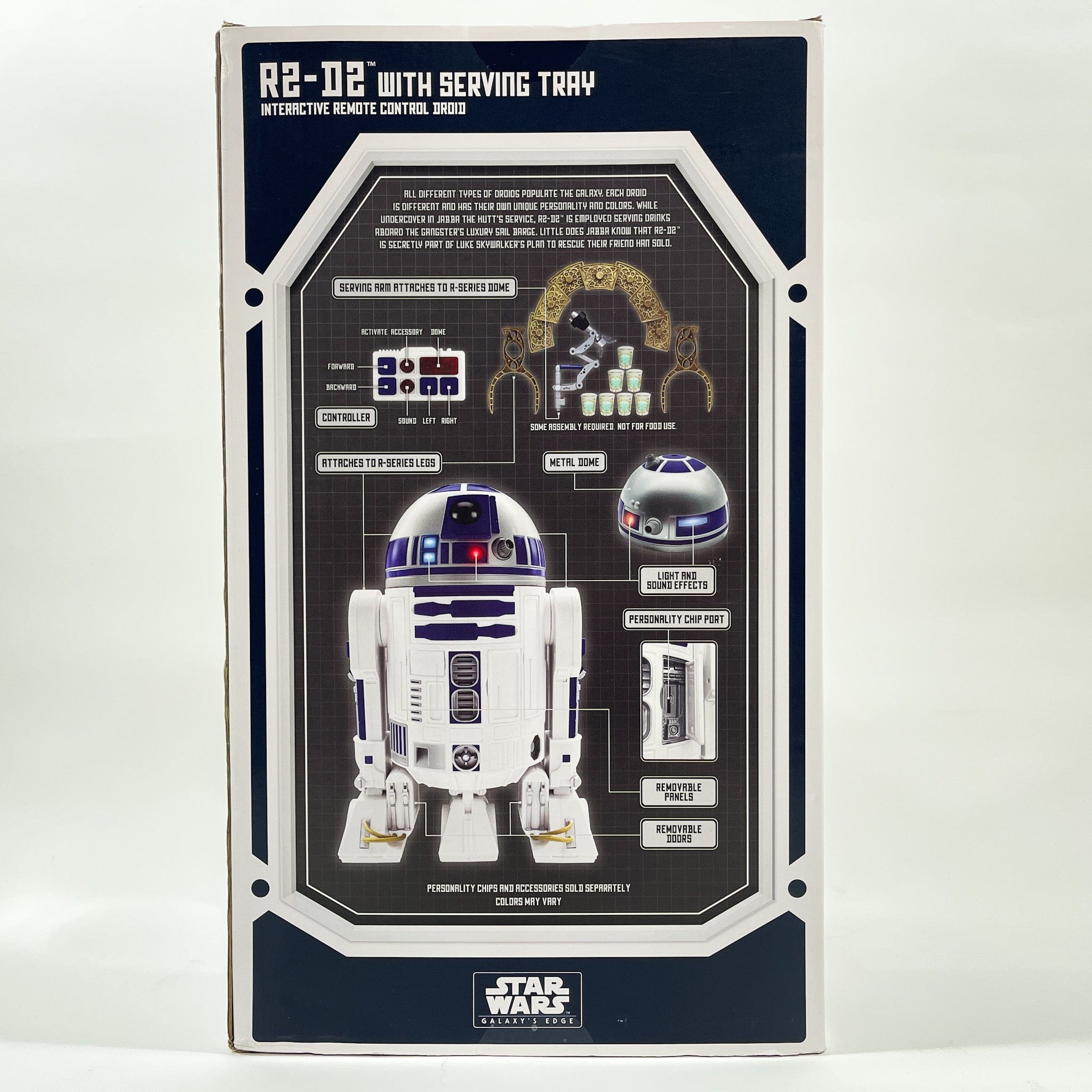 R2-D2 with Serving Tray – Galaxy's Edge Interactive Remote Control
