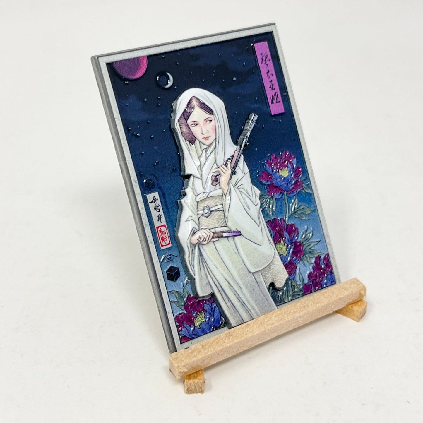 Vintage Disney Star Wars Modern Other Star Wars Celebration Japan 2025 Badge Art Pin - Princess Leia