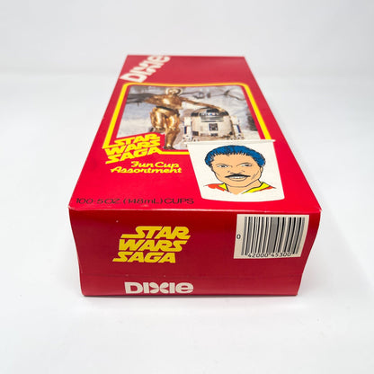 Vintage Dixie Cups Star Wars Non-Toy Dixie Cups Box - Saga R2-D2 & C-3PO