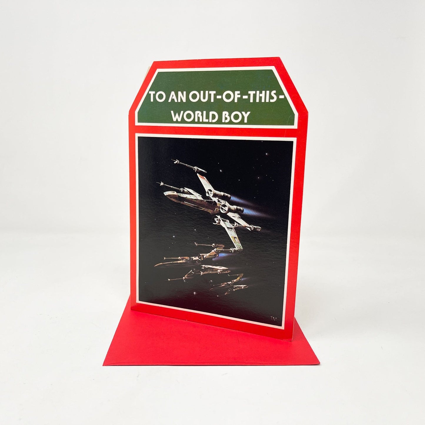 Vintage Drawing Board Star Wars Non-Toy X-Wings Out-Of-This-World Greeting Card w/ Envelope