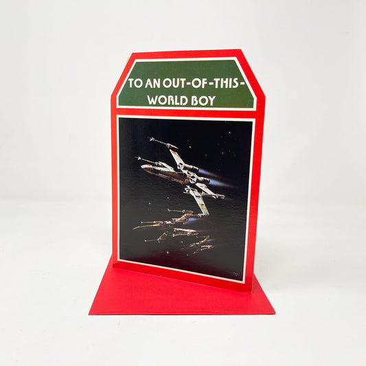 Vintage Drawing Board Star Wars Non-Toy X-Wings Out-Of-This-World Greeting Card w/ Envelope