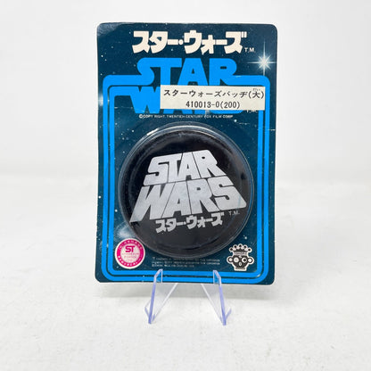 Vintage Factors Star Wars Non-Toy Takara Star Wars Logo Button - Black Mint in Package