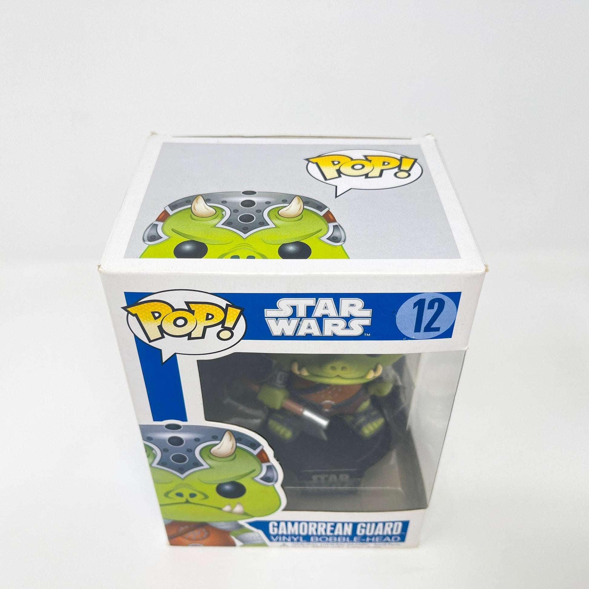 Vintage Funko Star Wars Modern POP Gamorrean Guard - Funko POP #12 (Blue Box) Star Wars Bobble-Head