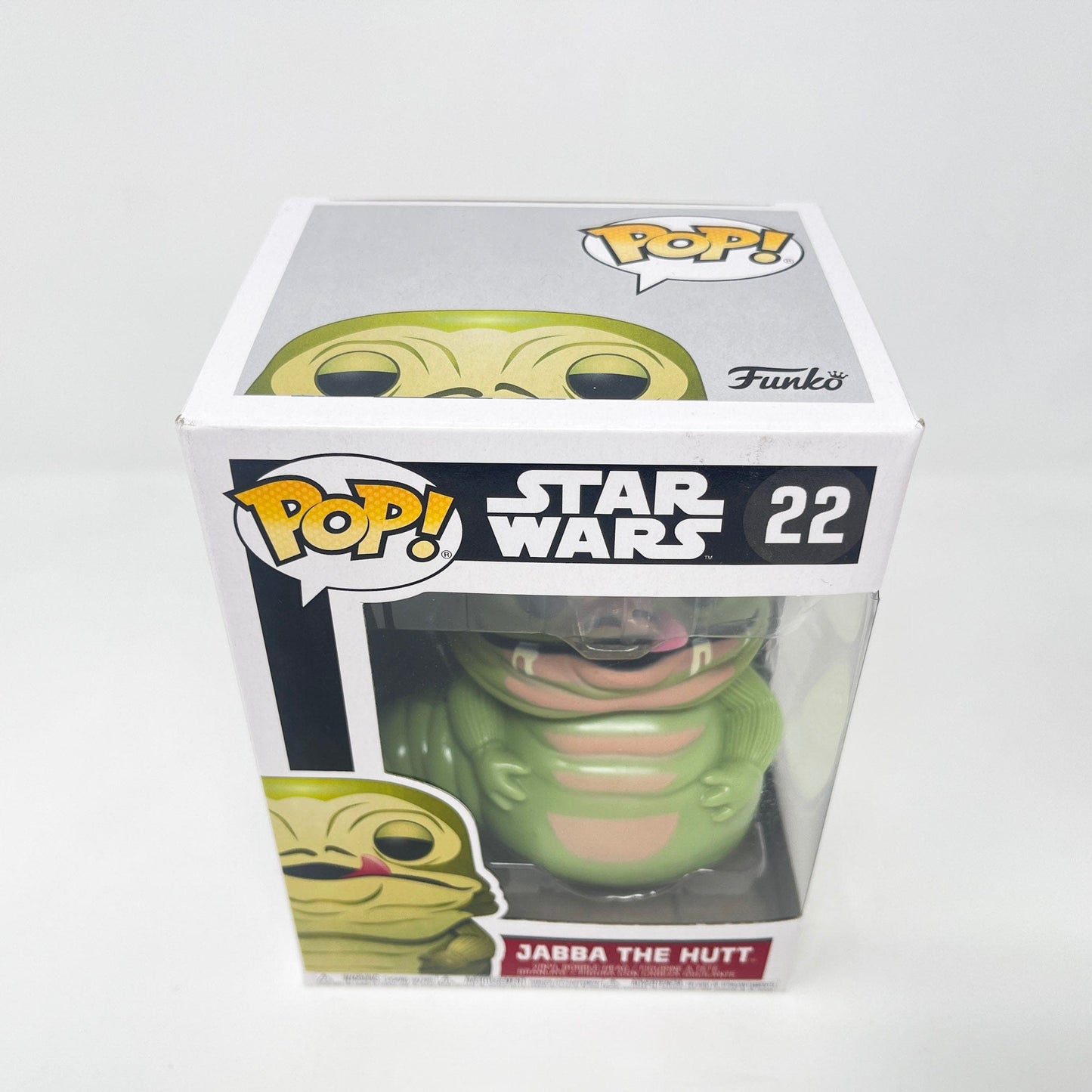 Vintage Funko Star Wars Modern POP Jabba The Hutt - Funko POP #22 (Black Box) Star Wars Bobble-Head