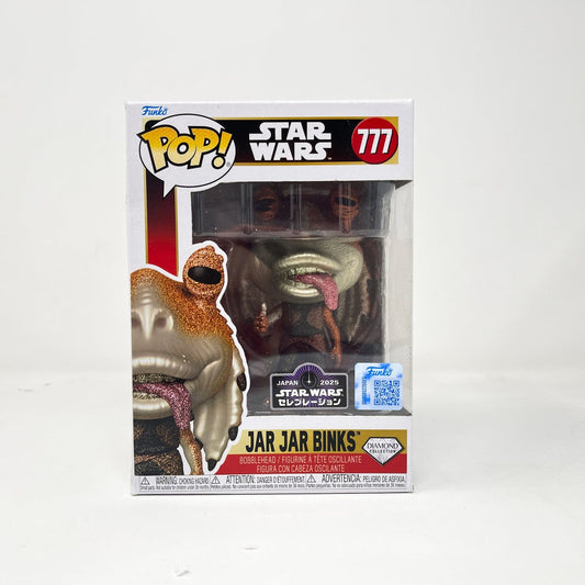Vintage Funko Star Wars Modern POP Star Wars Celebration 2025 Diamond Jar Jar Binks - Funko POP #777
