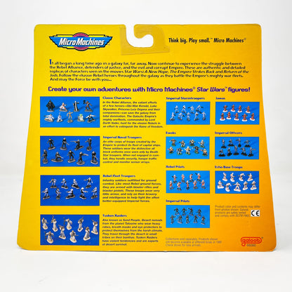 Vintage Galoob Star Wars Micro Classic Characters - Micro Machines Army Builder Pack Star Wars