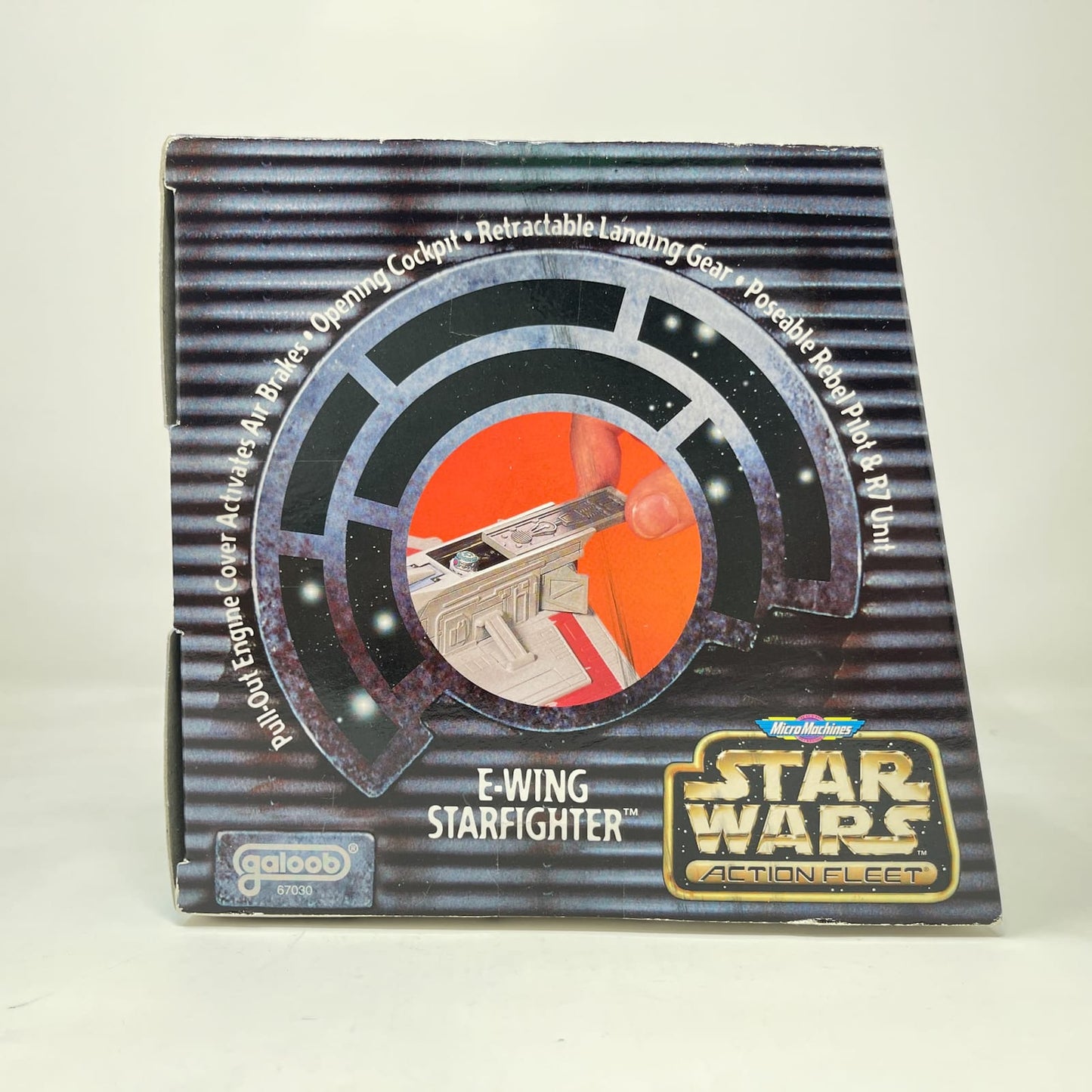 Vintage Galoob Star Wars Micro E-Wing Straighter MISB - Action Fleet Micro Machines Star Wars