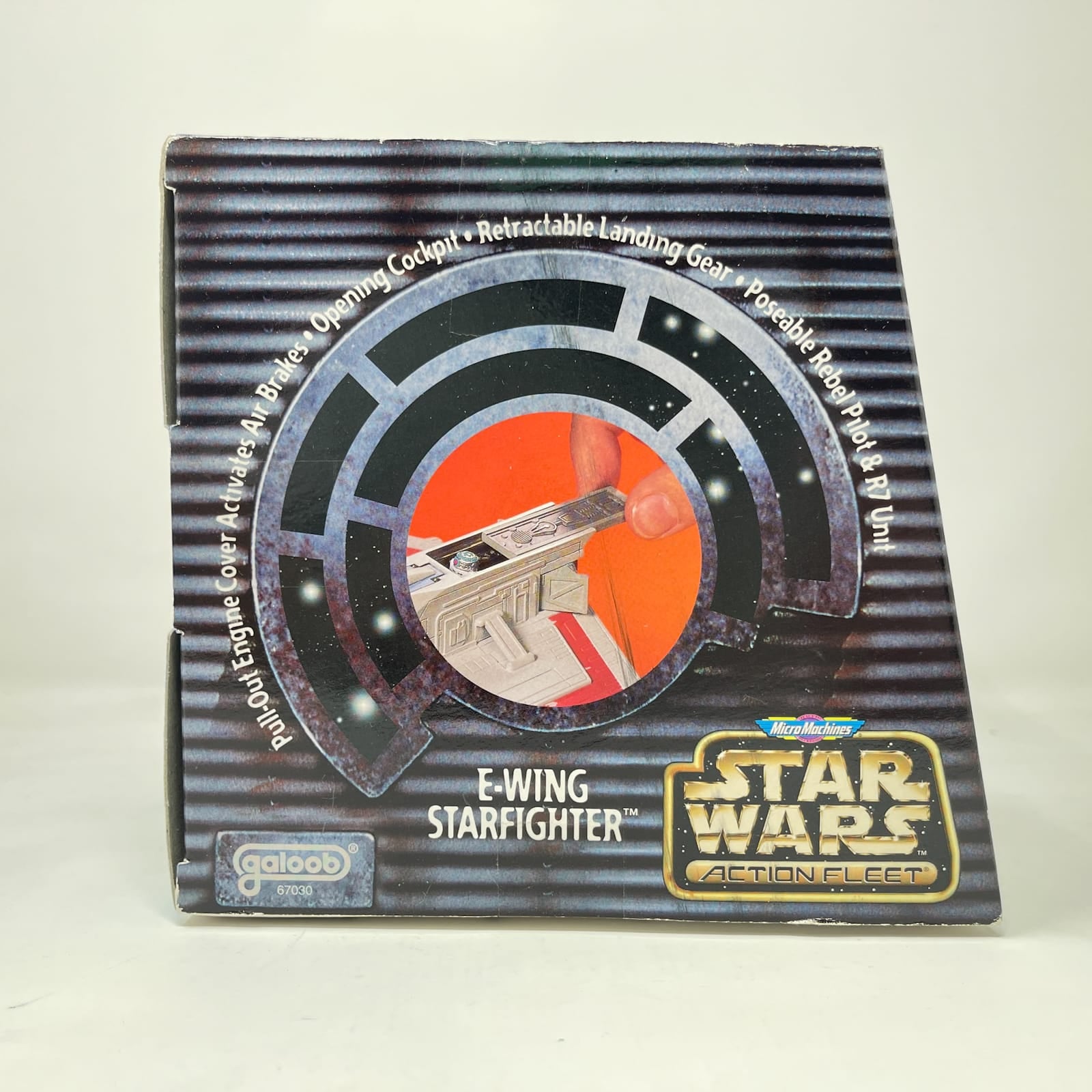 Vintage Galoob Star Wars Micro E-Wing Straighter MISB - Action Fleet Micro Machines Star Wars
