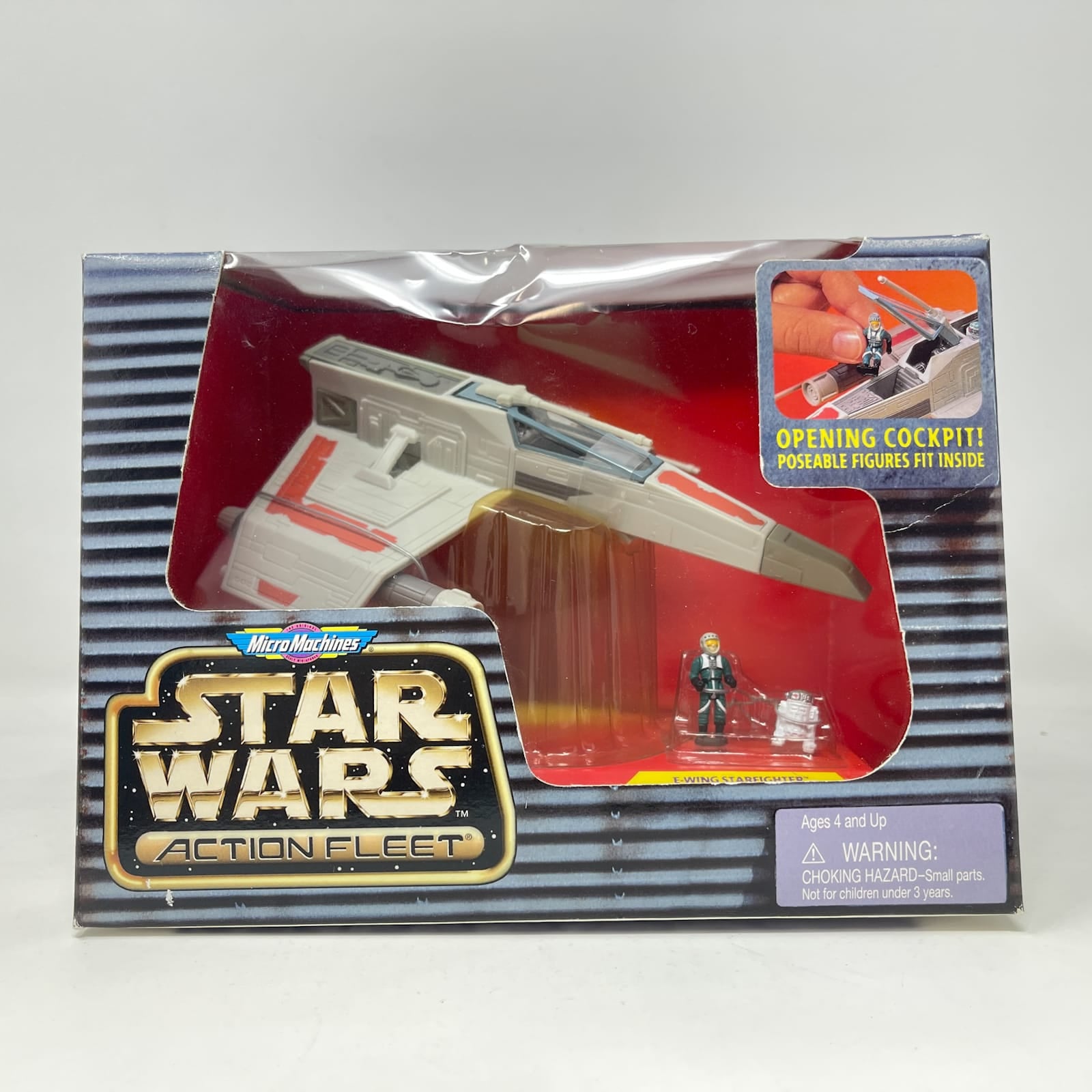 Vintage Galoob Star Wars Micro E-Wing Straighter MISB - Action Fleet Micro Machines Star Wars