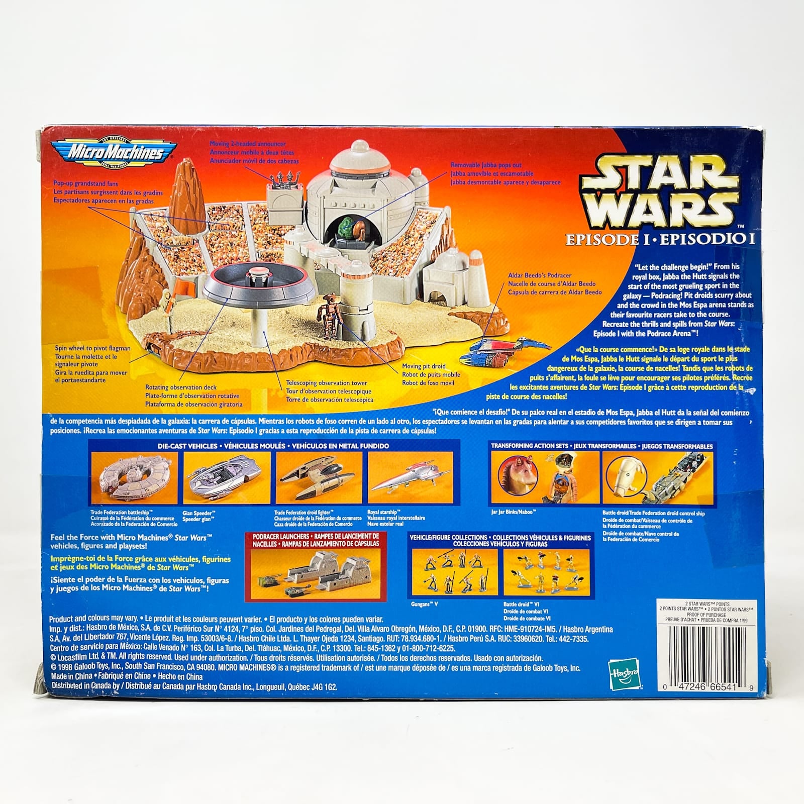Vintage Galoob Star Wars Micro Podrace Arena Playset - Micro Machines Star Wars (1999)