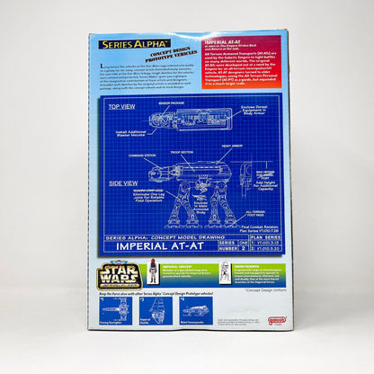 Vintage Galoob Star Wars Modern Ships AT-AT Series Alpha Concept (1996) MISB - Action Fleet Micro Machines Star Wars