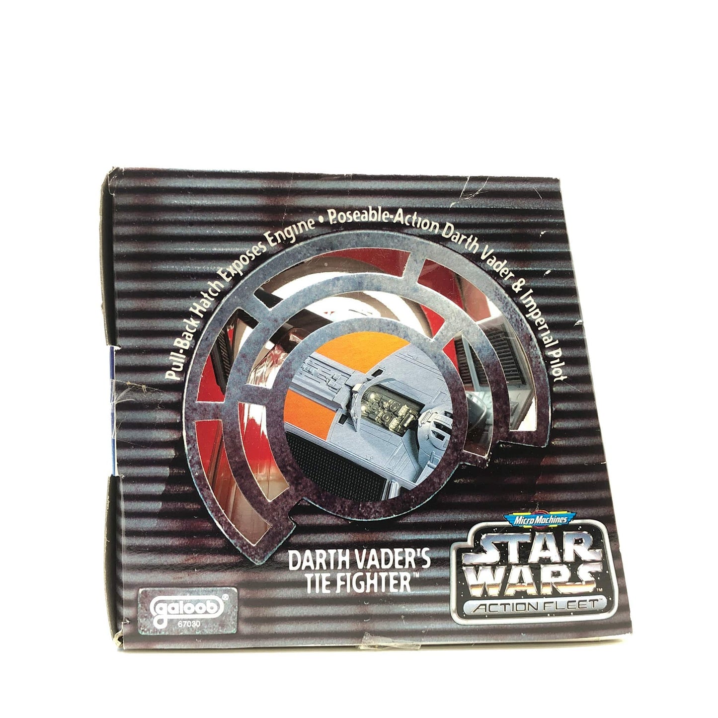 Vintage Galoob Star Wars Modern Ships Darth Vaders TIE Fighter MIB - Action Fleet Micro Machines Star Wars