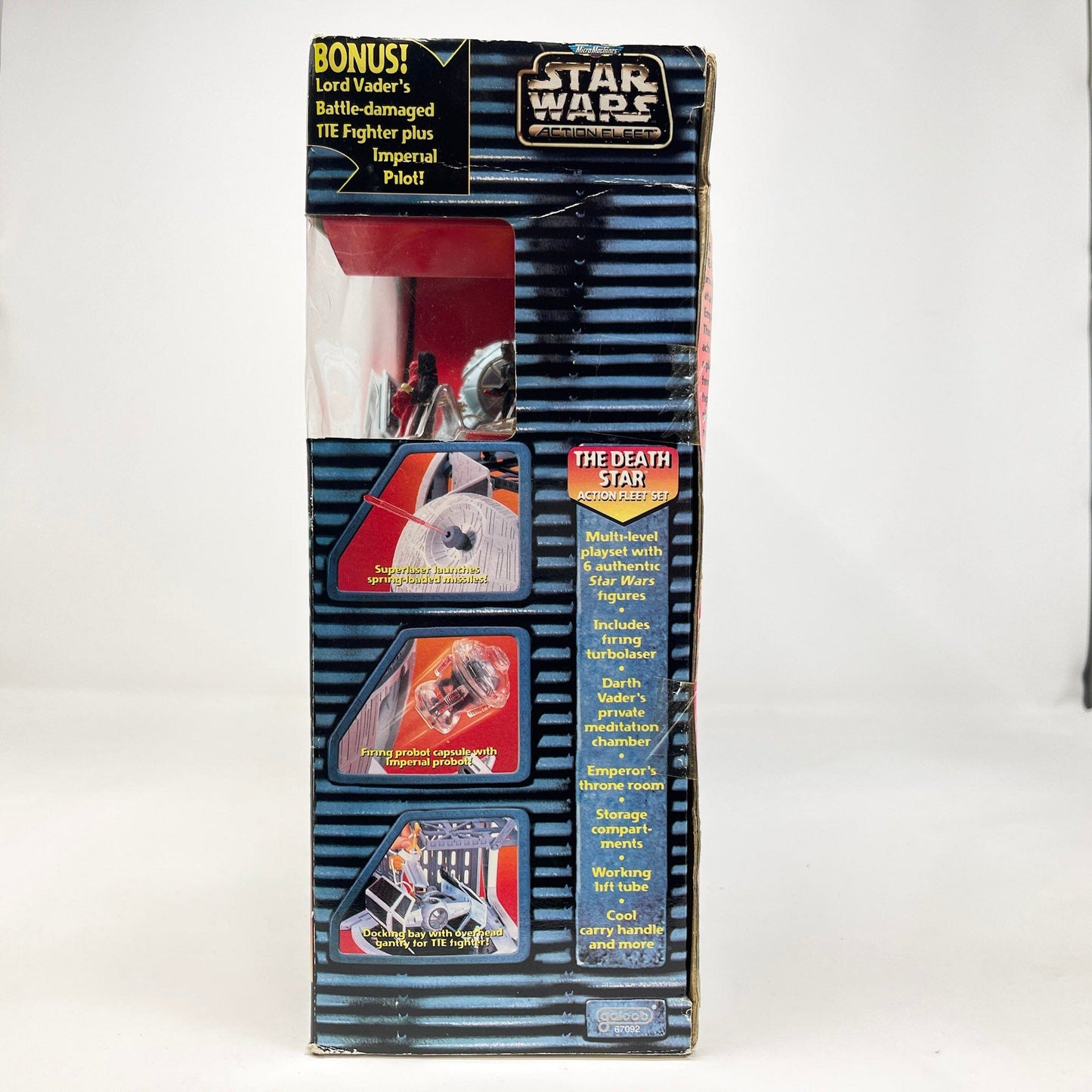 Vintage Galoob Star Wars Modern Ships Death Star Action Fleet Playset (1996) - Micro Machines Star Wars