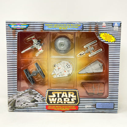 Vintage Galoob Star Wars Modern Ships Die Cast Metal Collector's Set (7 vehicles) - Micro Machines 1997