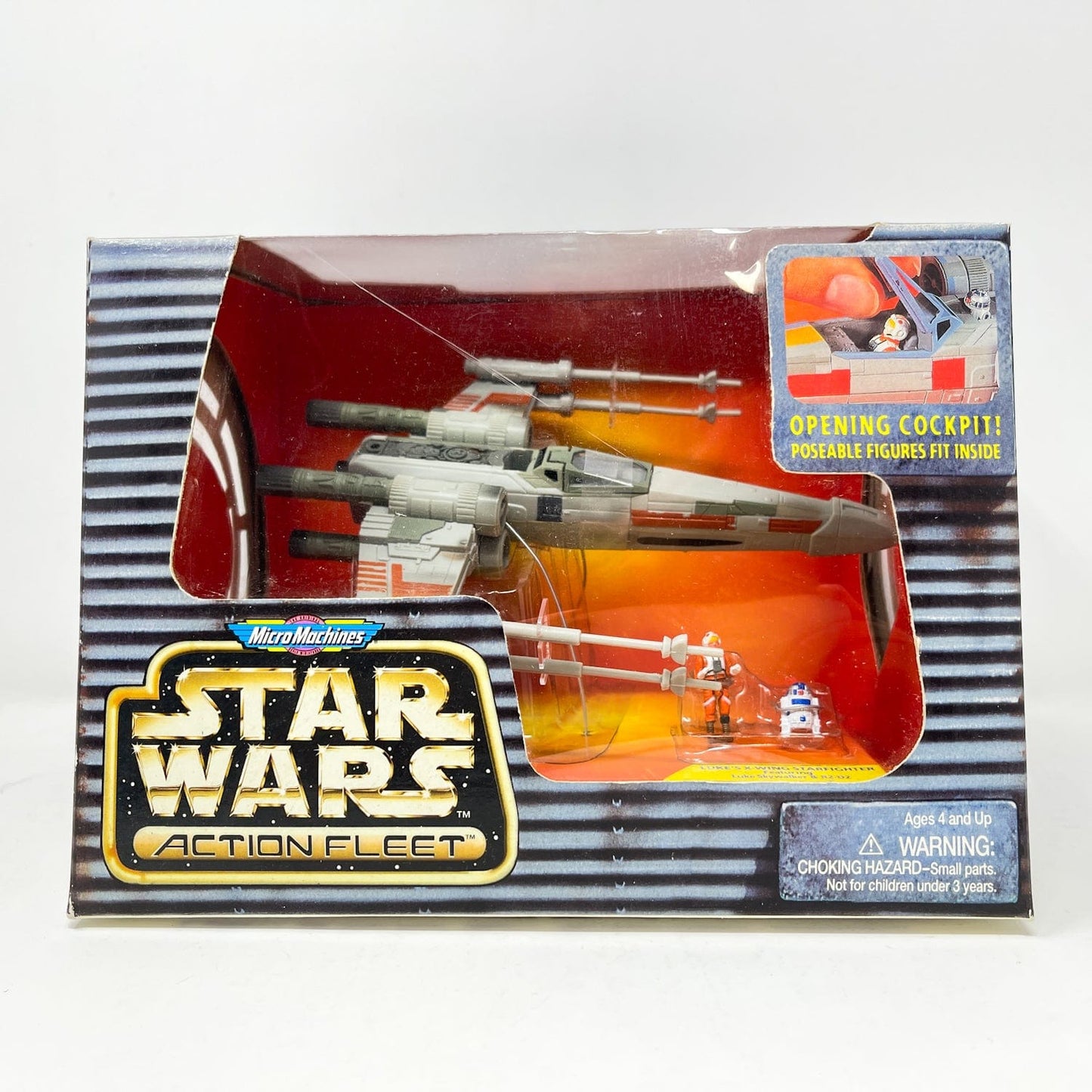 Vintage Galoob Star Wars Modern Ships Luke's X-Wing MISB - Action Fleet Micro Machines Star Wars