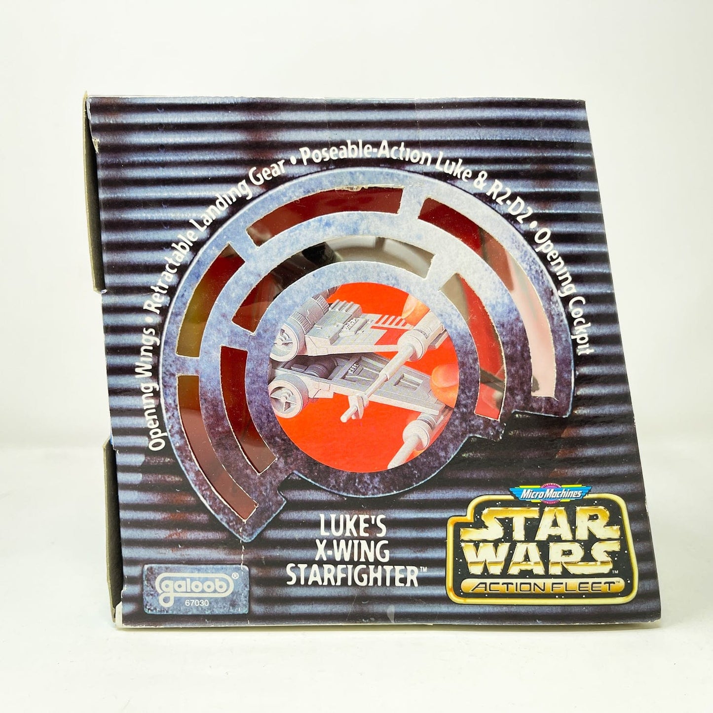 Vintage Galoob Star Wars Modern Ships Luke's X-Wing MISB - Action Fleet Micro Machines Star Wars