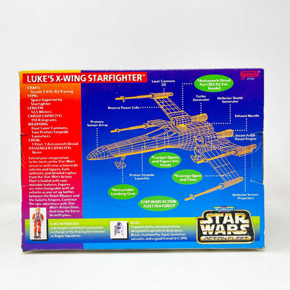 Vintage Galoob Star Wars Modern Ships Luke's X-Wing MISB - Action Fleet Micro Machines Star Wars