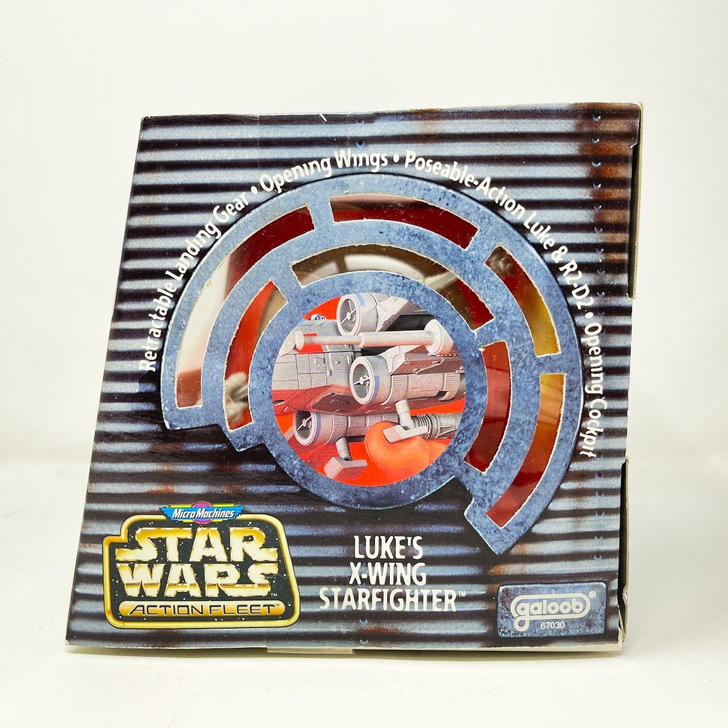 Vintage Galoob Star Wars Modern Ships Luke's X-Wing MISB - Action Fleet Micro Machines Star Wars