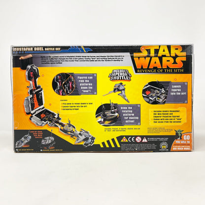 Vintage Galoob Star Wars Modern Ships Mustafar Duel Battle Set MISB - Action Fleet Micro Machines ROTS