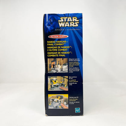 Vintage Galoob Star Wars Modern Ships Naboo Hangar Final Combat Playset - Micro Machines Star Wars
