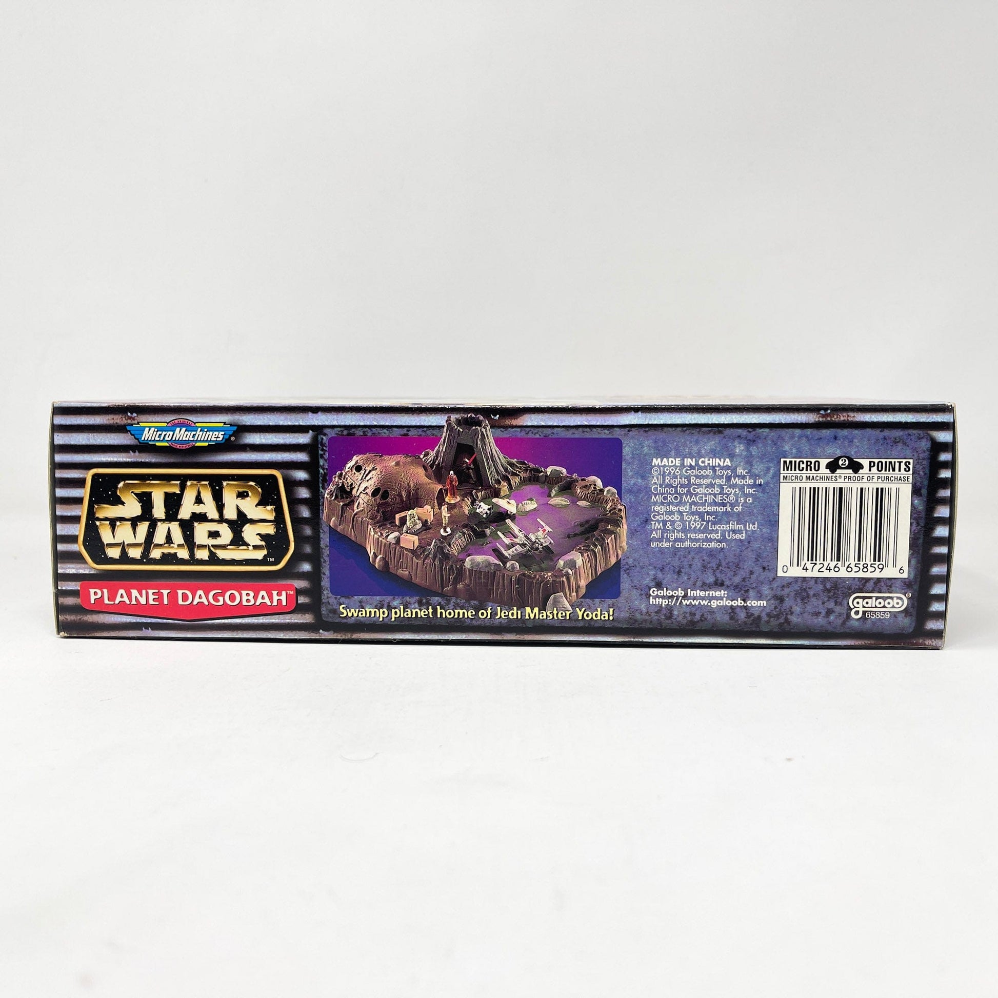 Vintage Galoob Star Wars Modern Ships Planet Dagobah Playset (1997) MISB - Micro Machines Star Wars