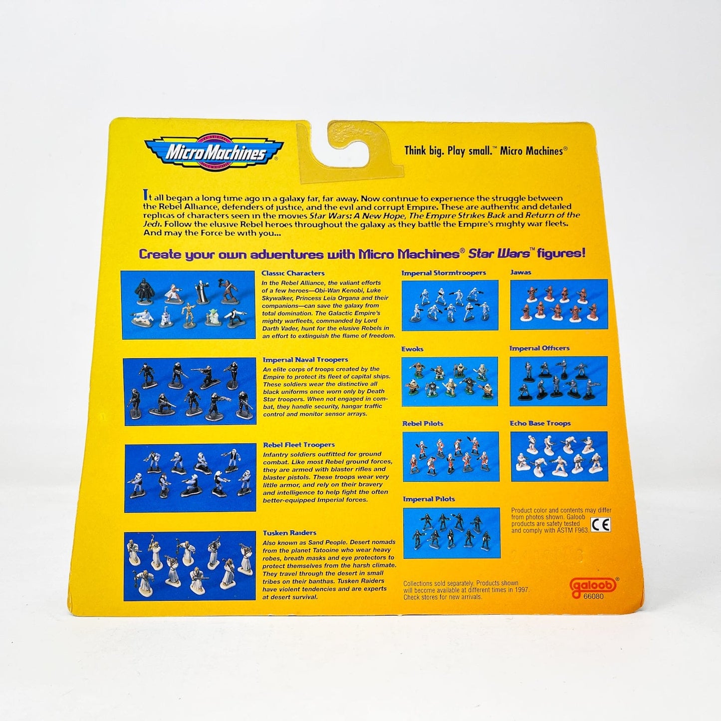 Vintage Galoob Star Wars Modern Ships Rebel Fleet Troopers - Micro Machines Army Builder Pack Star Wars