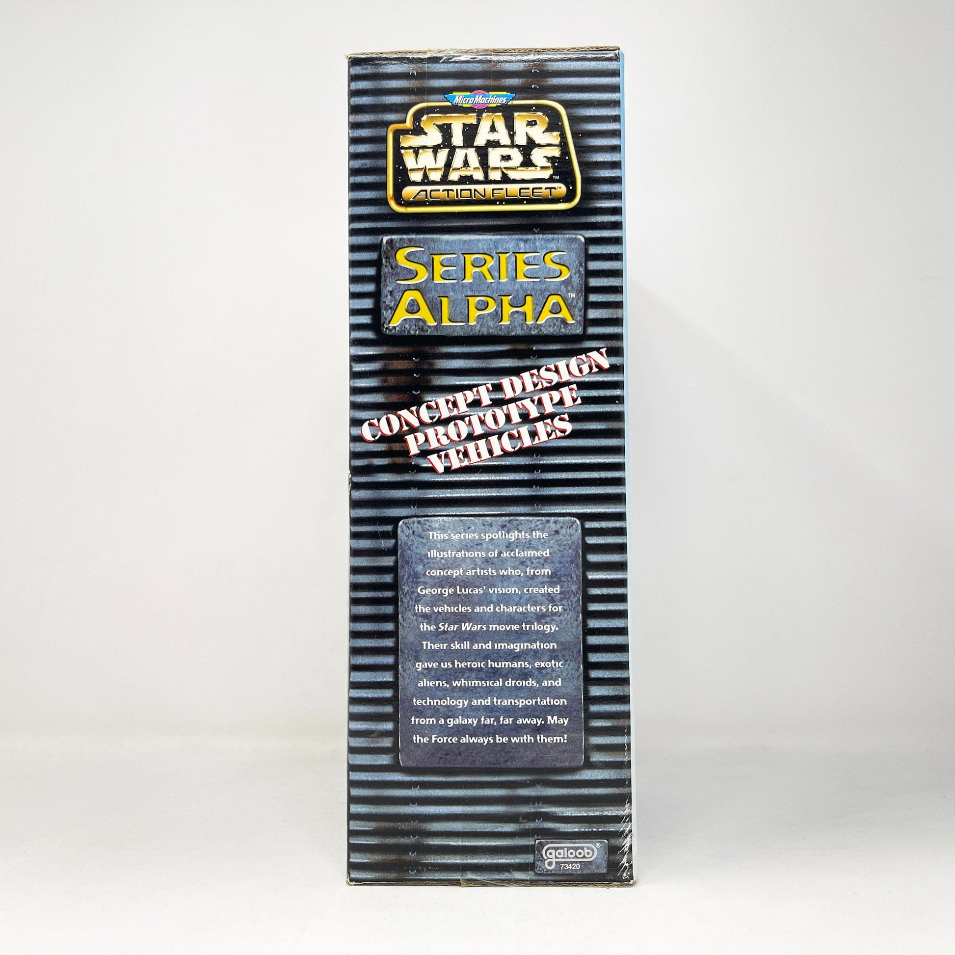 Vintage Galoob Star Wars Modern Ships Rebel Snowspeeder Series Alpha Concept (1996) MISB - Action Fleet Micro Machines Star Wars