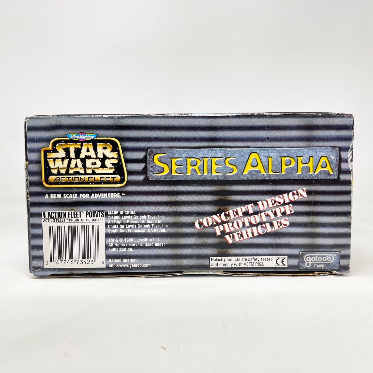 Vintage Galoob Star Wars Modern Ships Rebel Snowspeeder Series Alpha Concept (1996) MISB - Action Fleet Micro Machines Star Wars