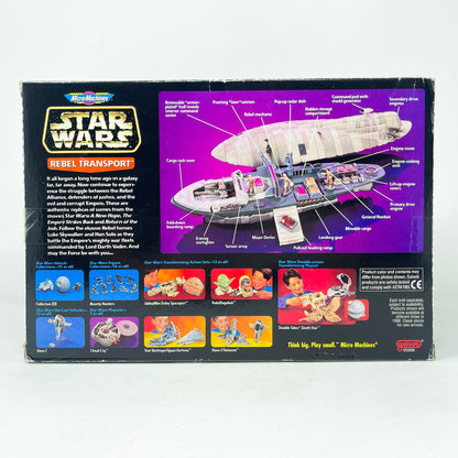 Vintage Galoob Star Wars Modern Ships Rebel Transport Playset (1997) MISB - Micro Machines Star Wars