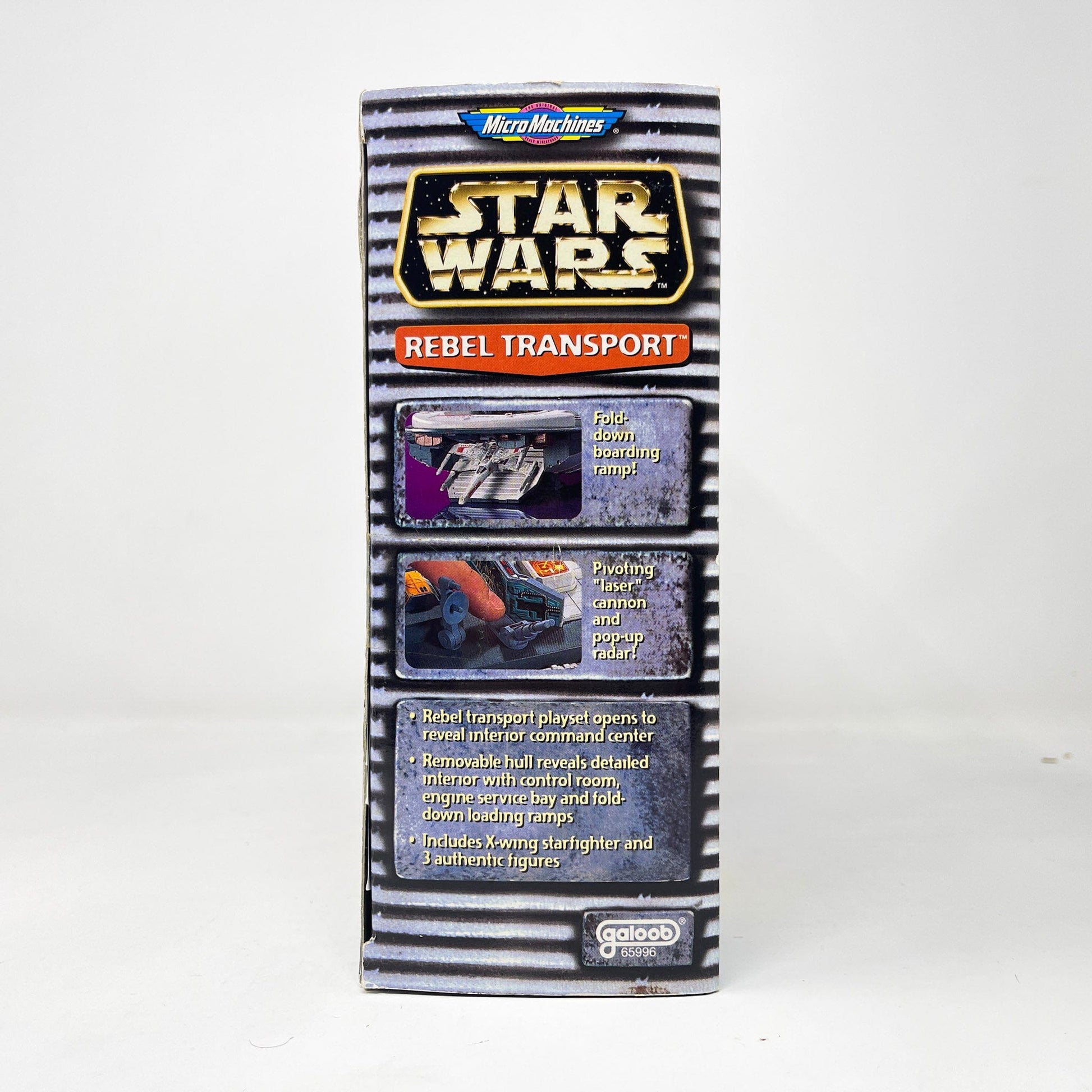 Vintage Galoob Star Wars Modern Ships Rebel Transport Playset (1997) MISB - Micro Machines Star Wars