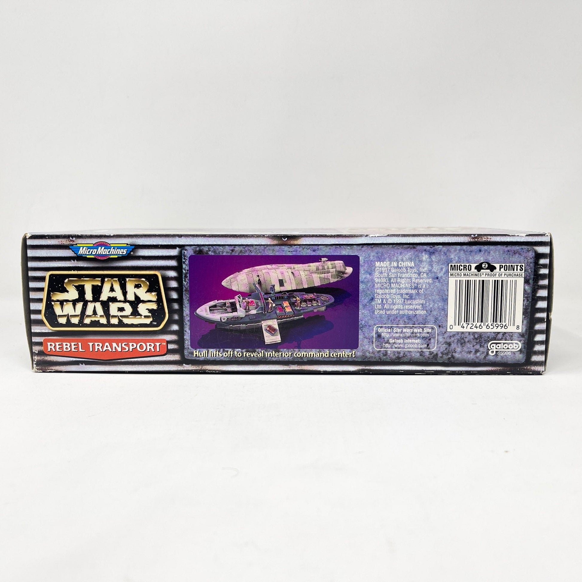 Vintage Galoob Star Wars Modern Ships Rebel Transport Playset (1997) MISB - Micro Machines Star Wars
