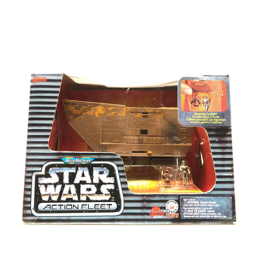 Vintage Galoob Star Wars Modern Ships Sandcrawler MIB - Action Fleet Micro Machines Star Wars